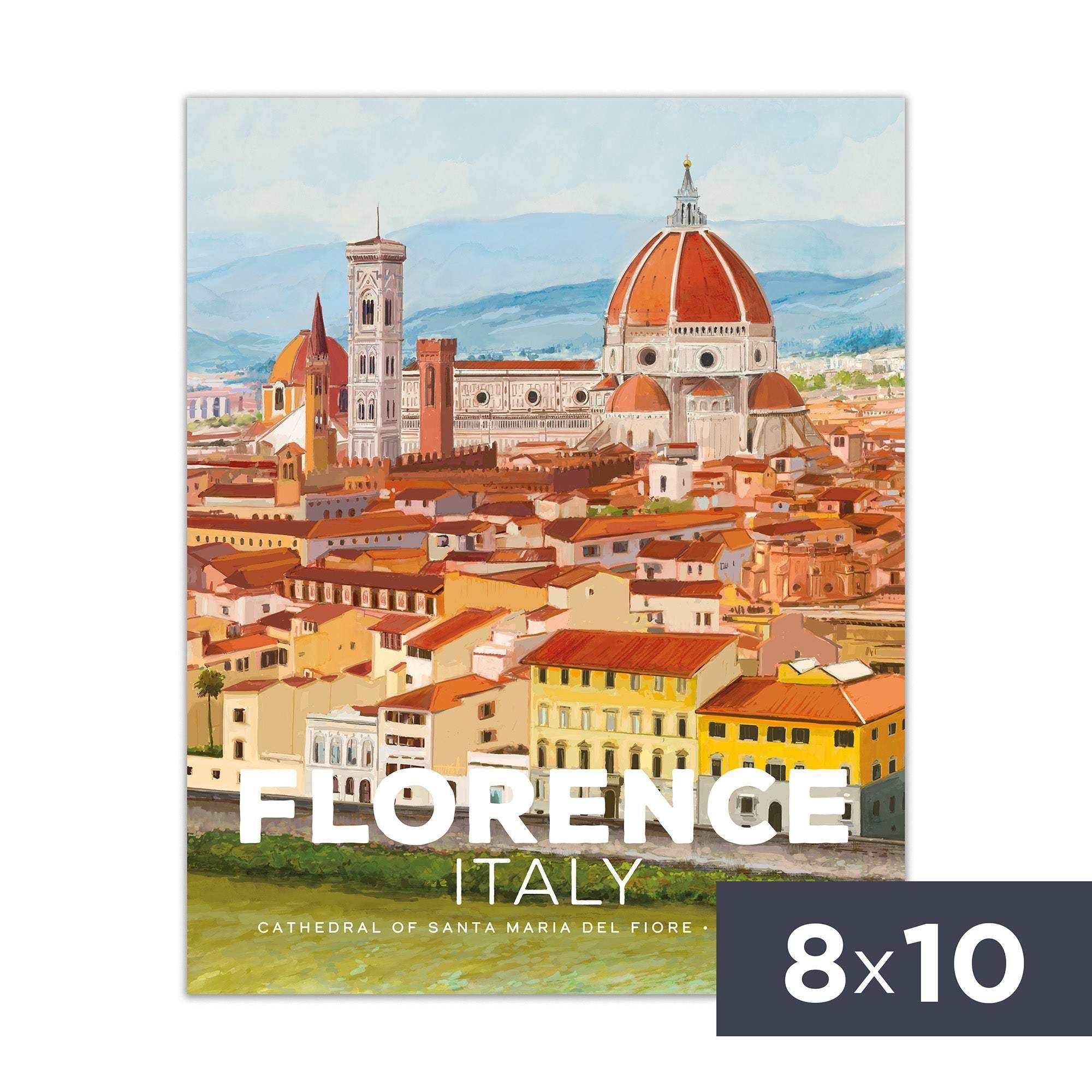Florence Italy Poster | Duomo Art Print - Mod Day Art
