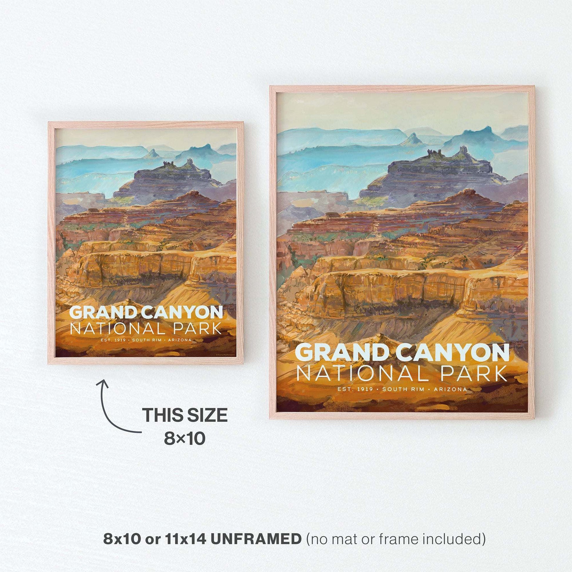 Grand Canyon National Park Poster 8x10