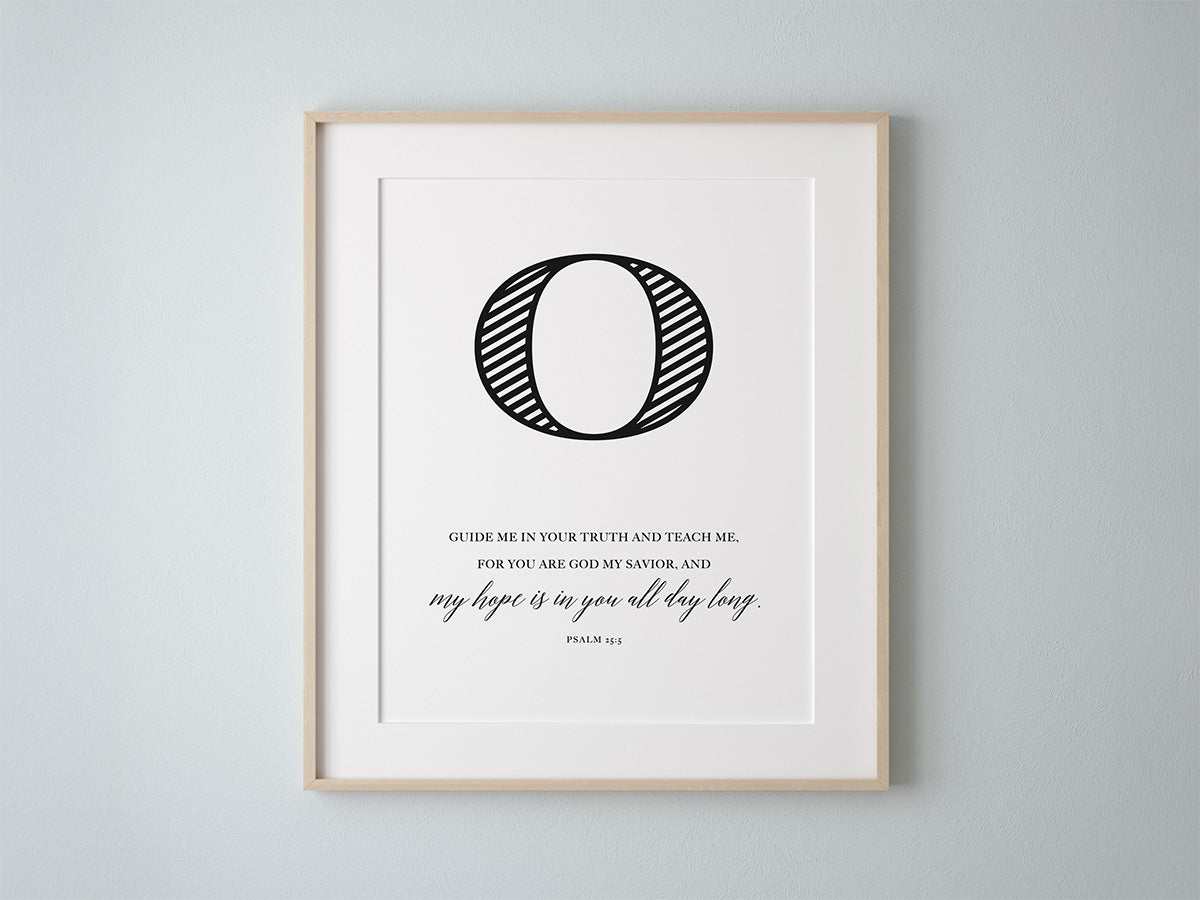 Hope Bible Verses Wall Decor | Engraved-Style