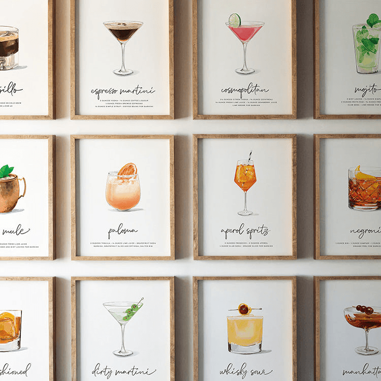 Cocktail Wall Art