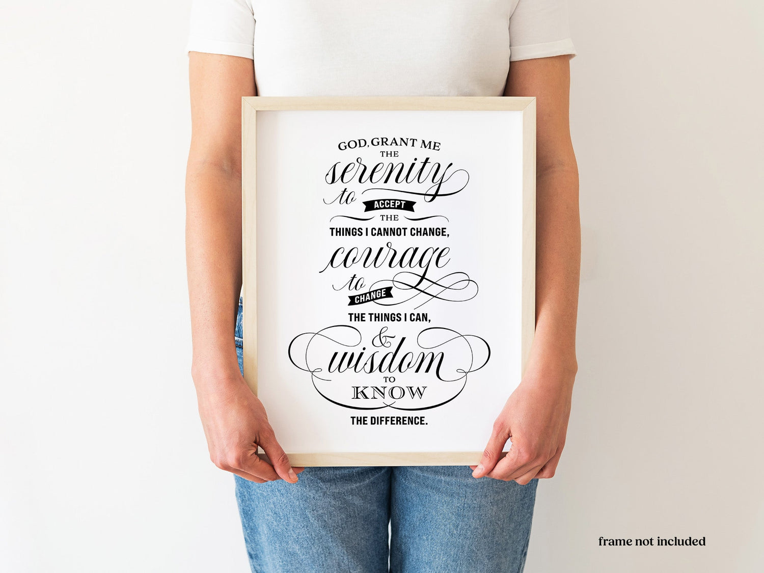 Serenity Prayer Wall Art