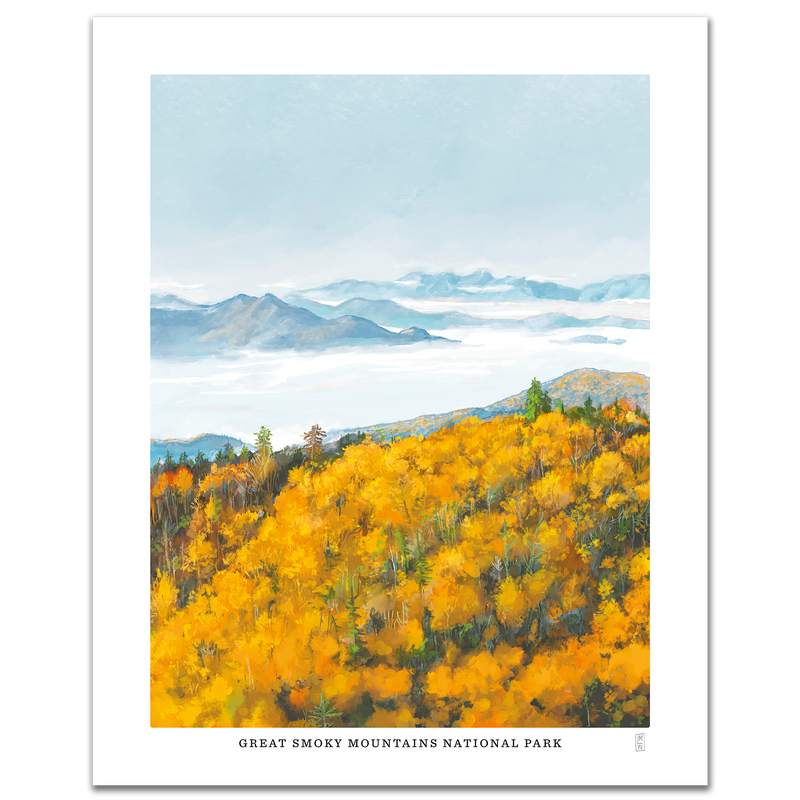 Smoky Mountain National Park Hand-Signed Collection 