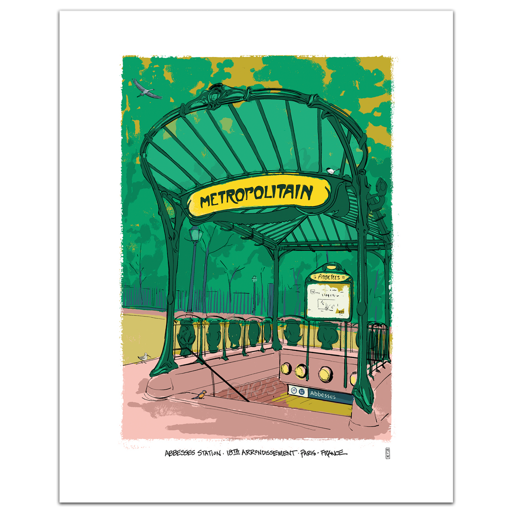 Abbesses Station, Paris