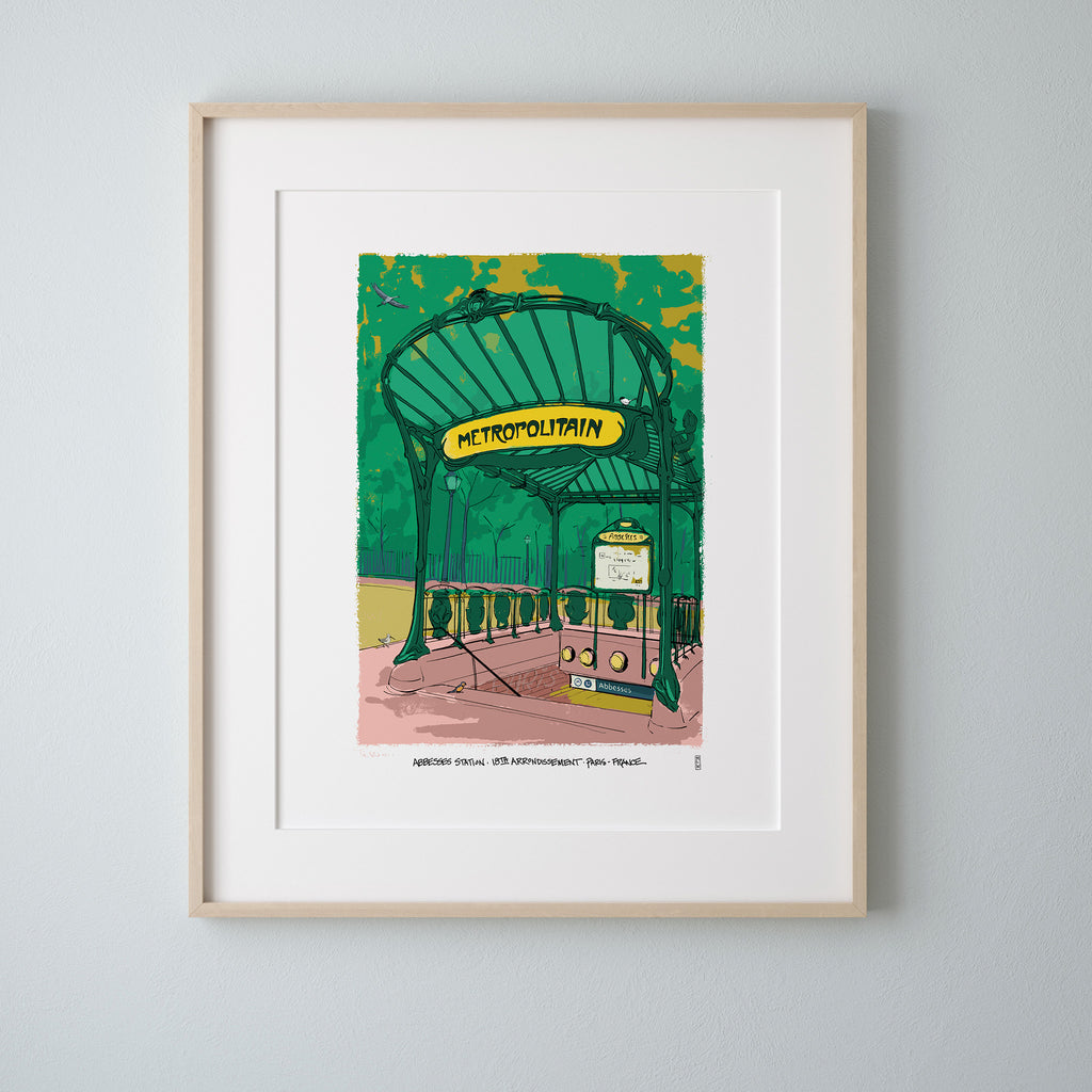 Abbesses Station, Paris