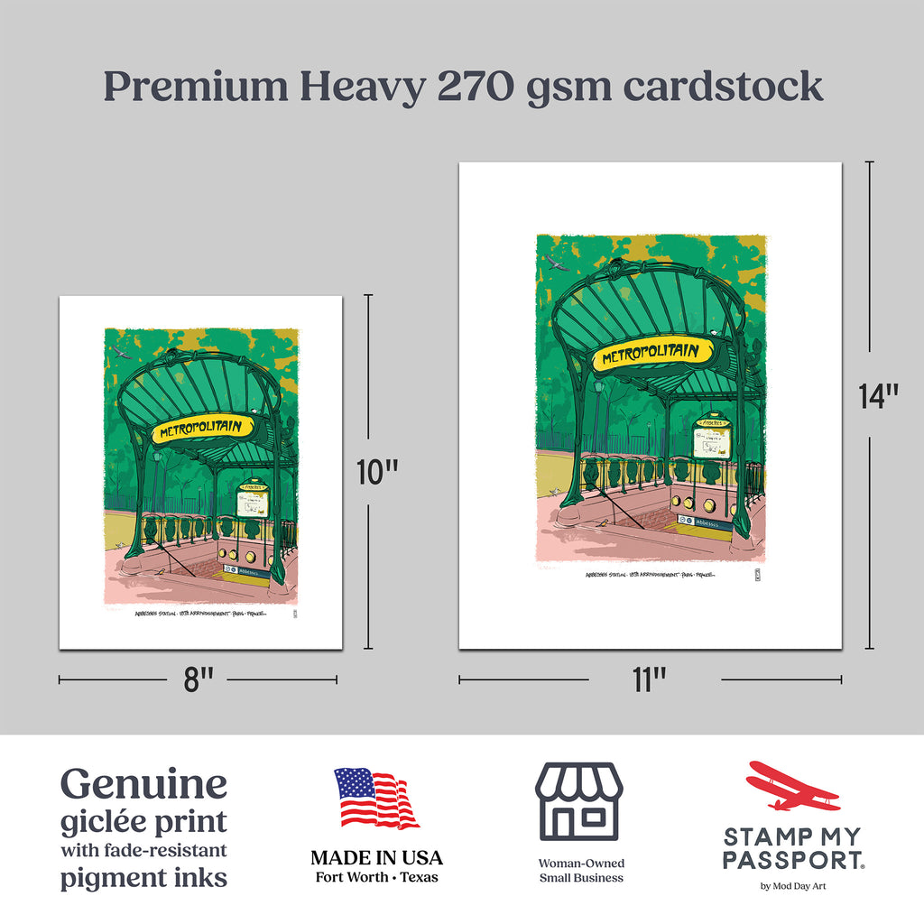 Abbesses Station, Paris