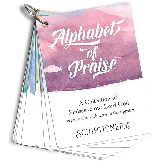 "Alphabet of Praise" Bible Verse Scripture Cards