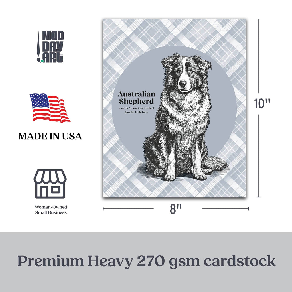 Aussie_Wall-Art-8x10-Dimensions_Made_USA - Mod Day Art