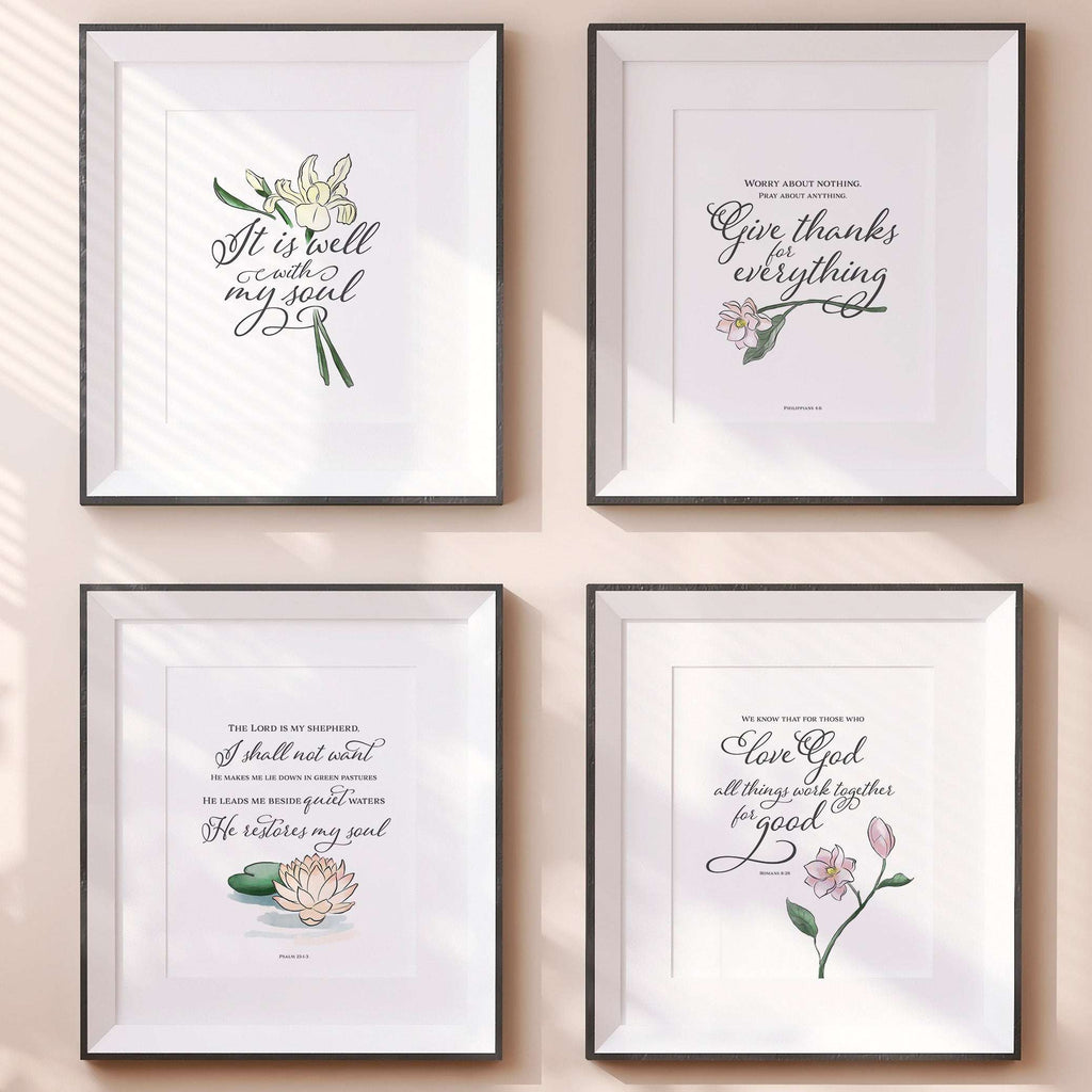 It is Well With My Soul Christian Wall Art