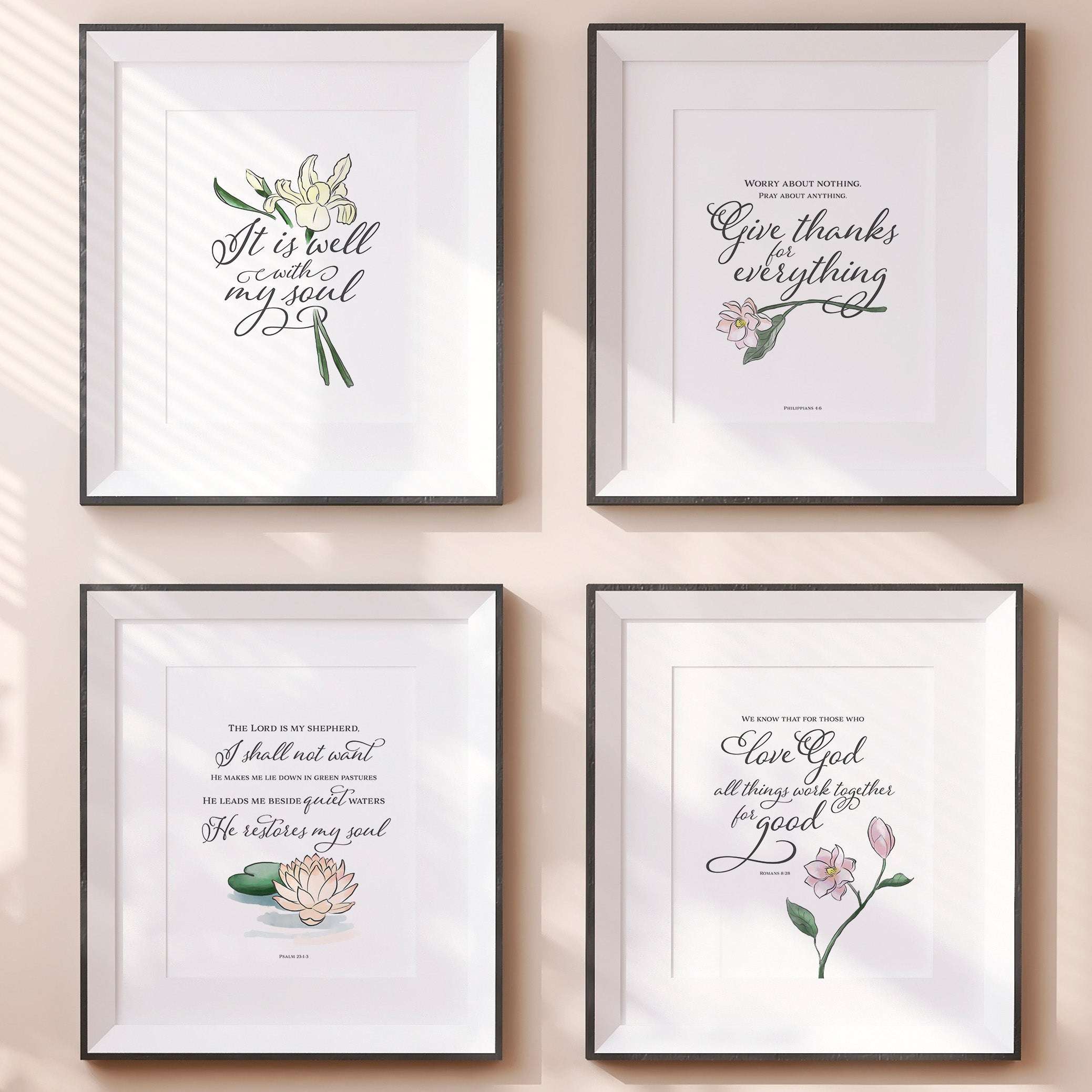 It is Well With My Soul Christian Wall Art