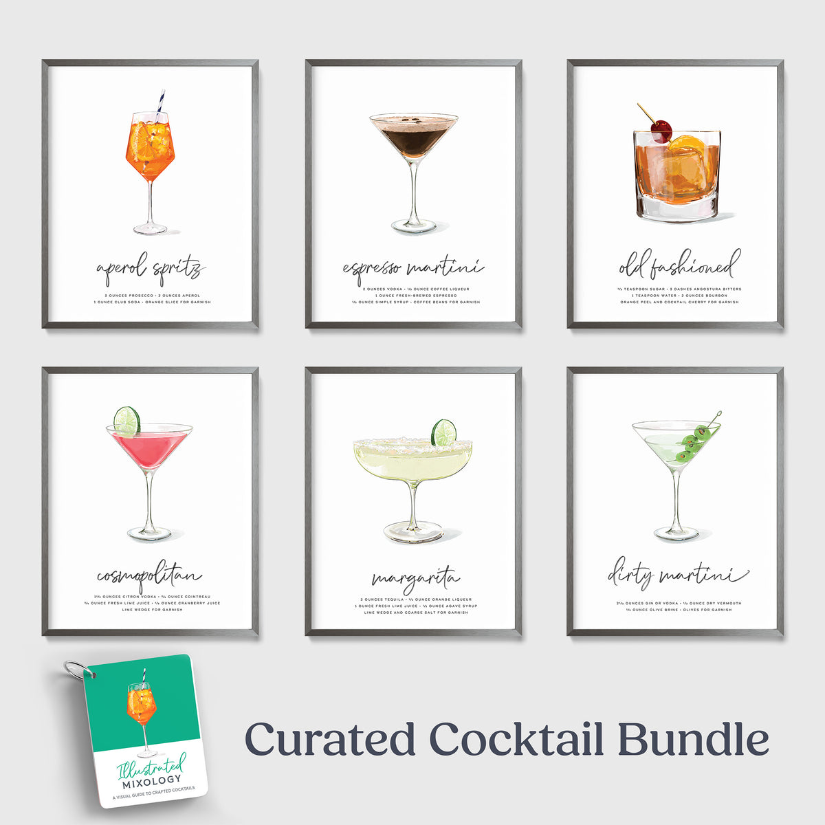 Curated Cocktail Bundle Framed