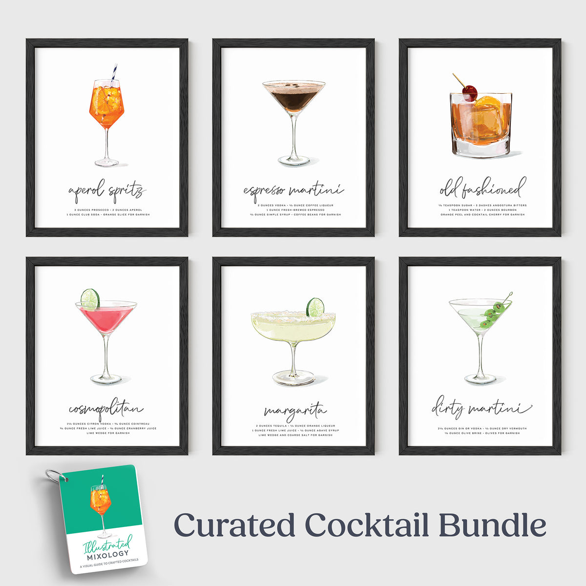 Curated Cocktail Bundle Framed