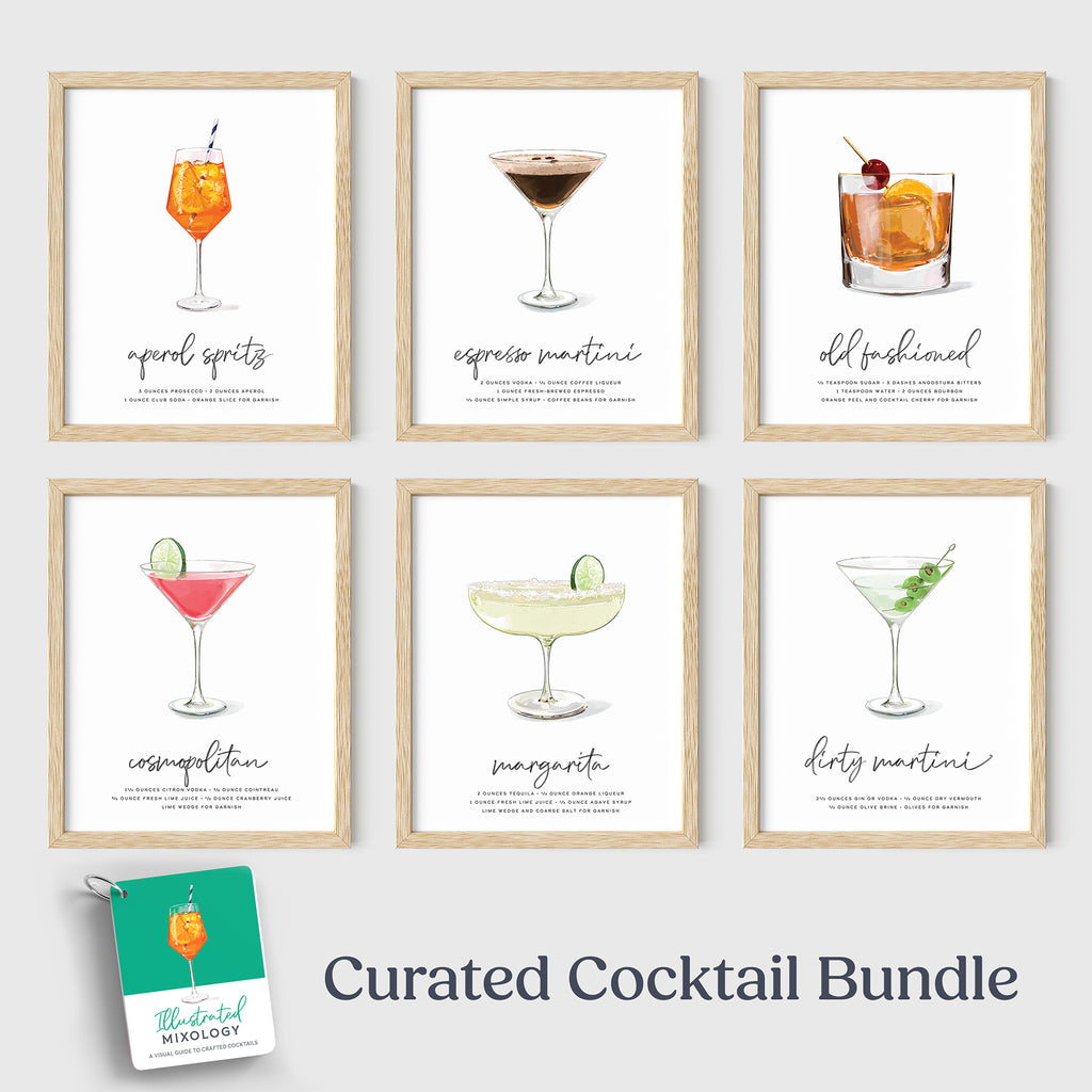 Curated Cocktail Bundle Framed