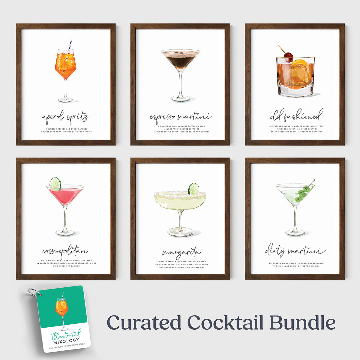 Curated Cocktail Bundle Framed