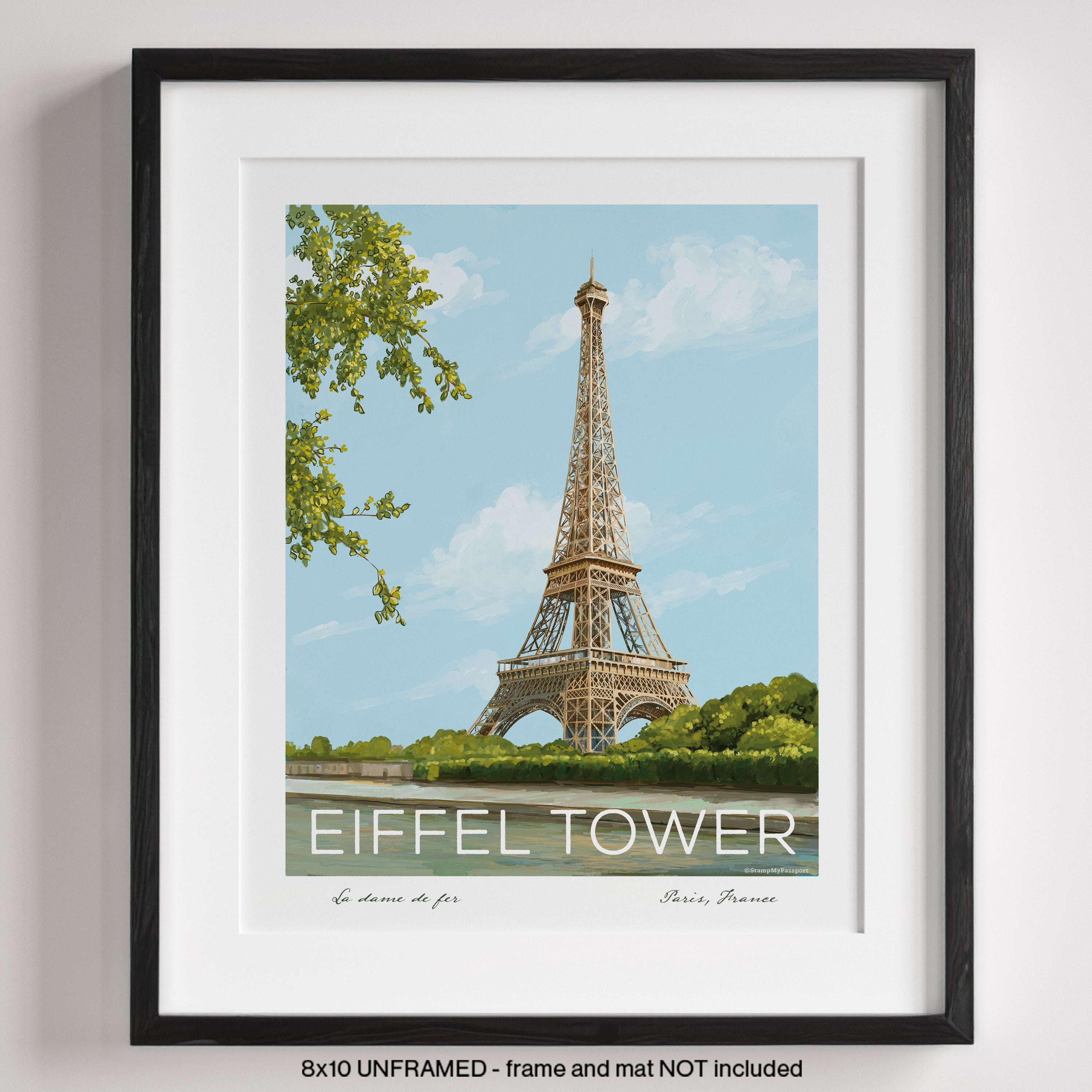 Paris Eiffel Tower Painting