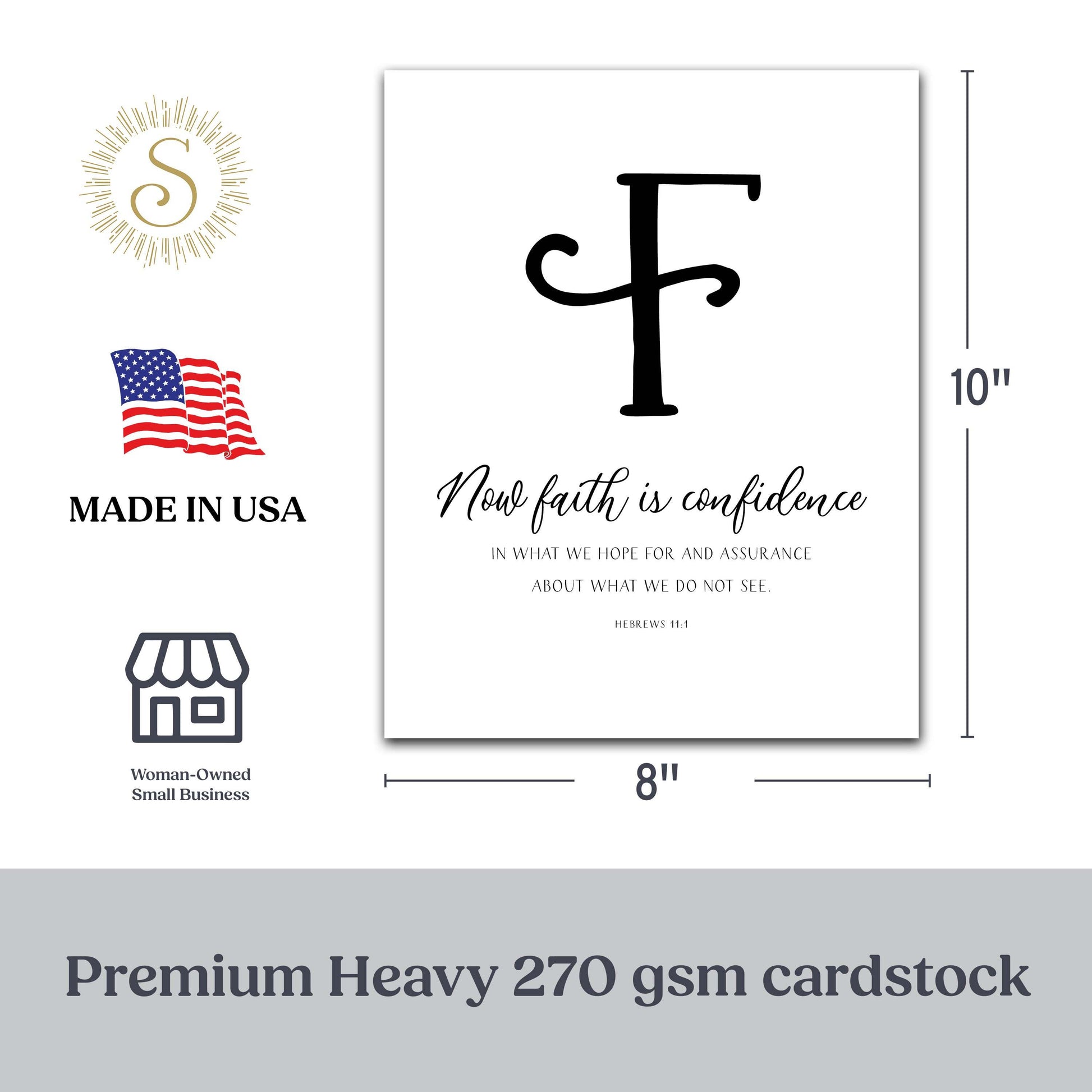 Faith christian wall decor dimensions