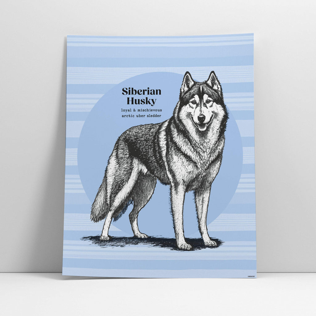 Siberian Husky Wall Art