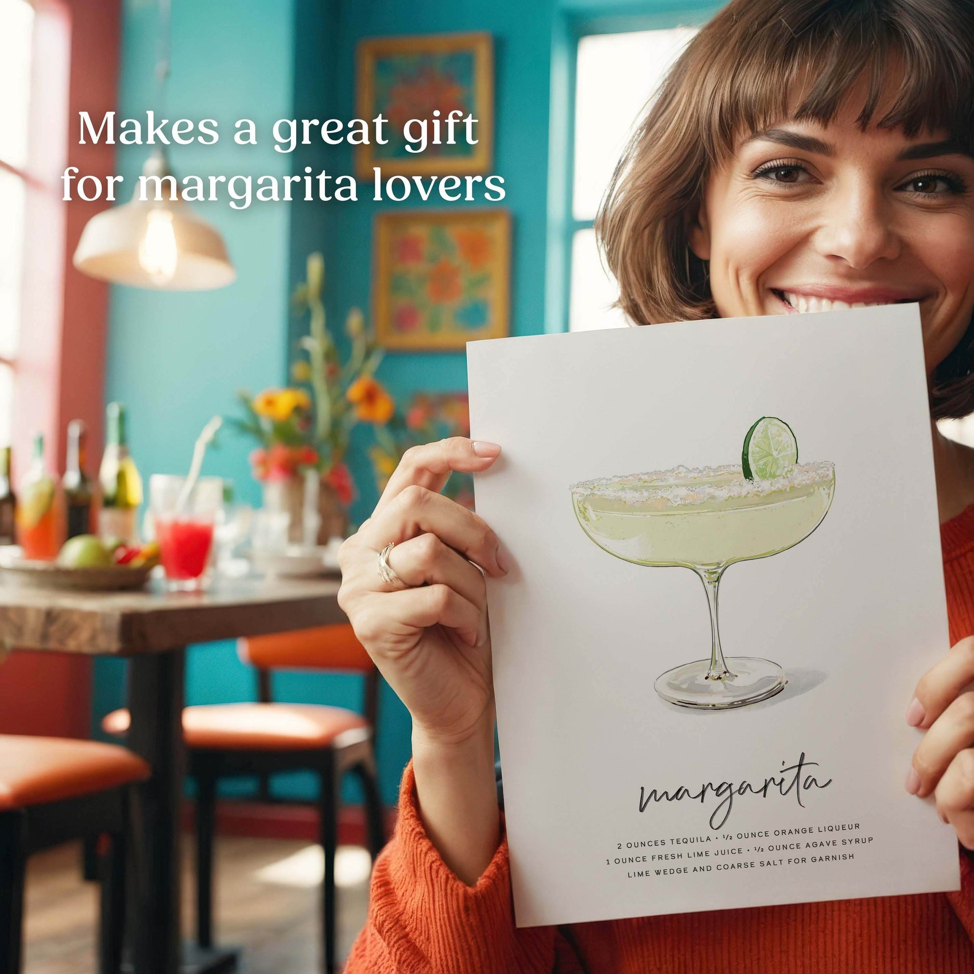 Margarita Cocktails Poster gifts for margarita lovers