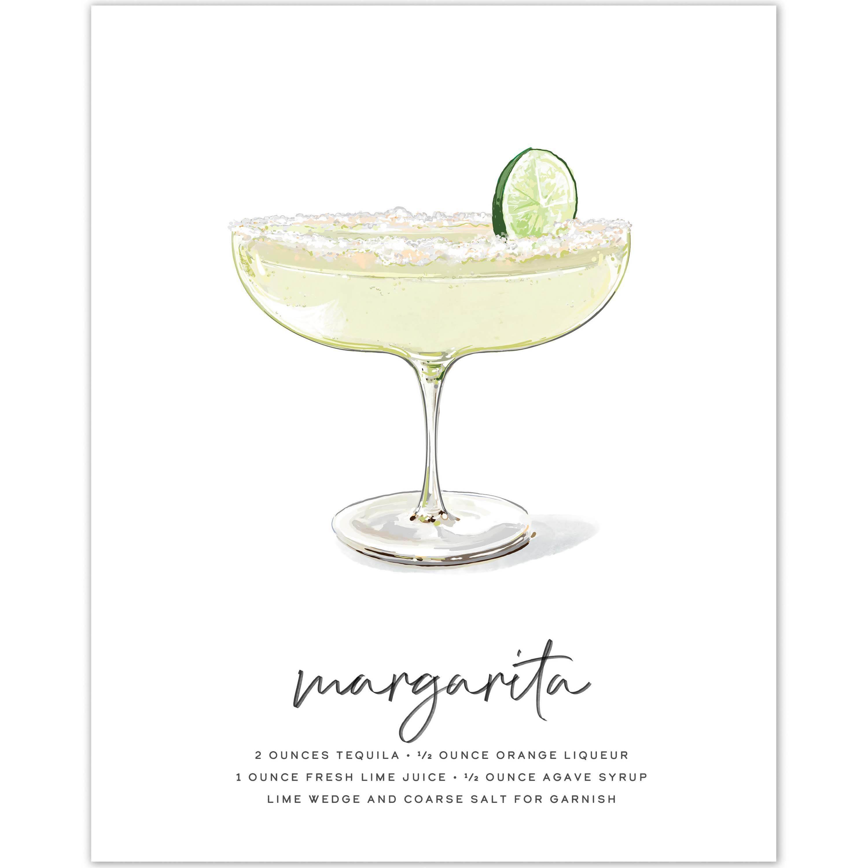 Margarita Cocktail Wall Art - Mod Day Art