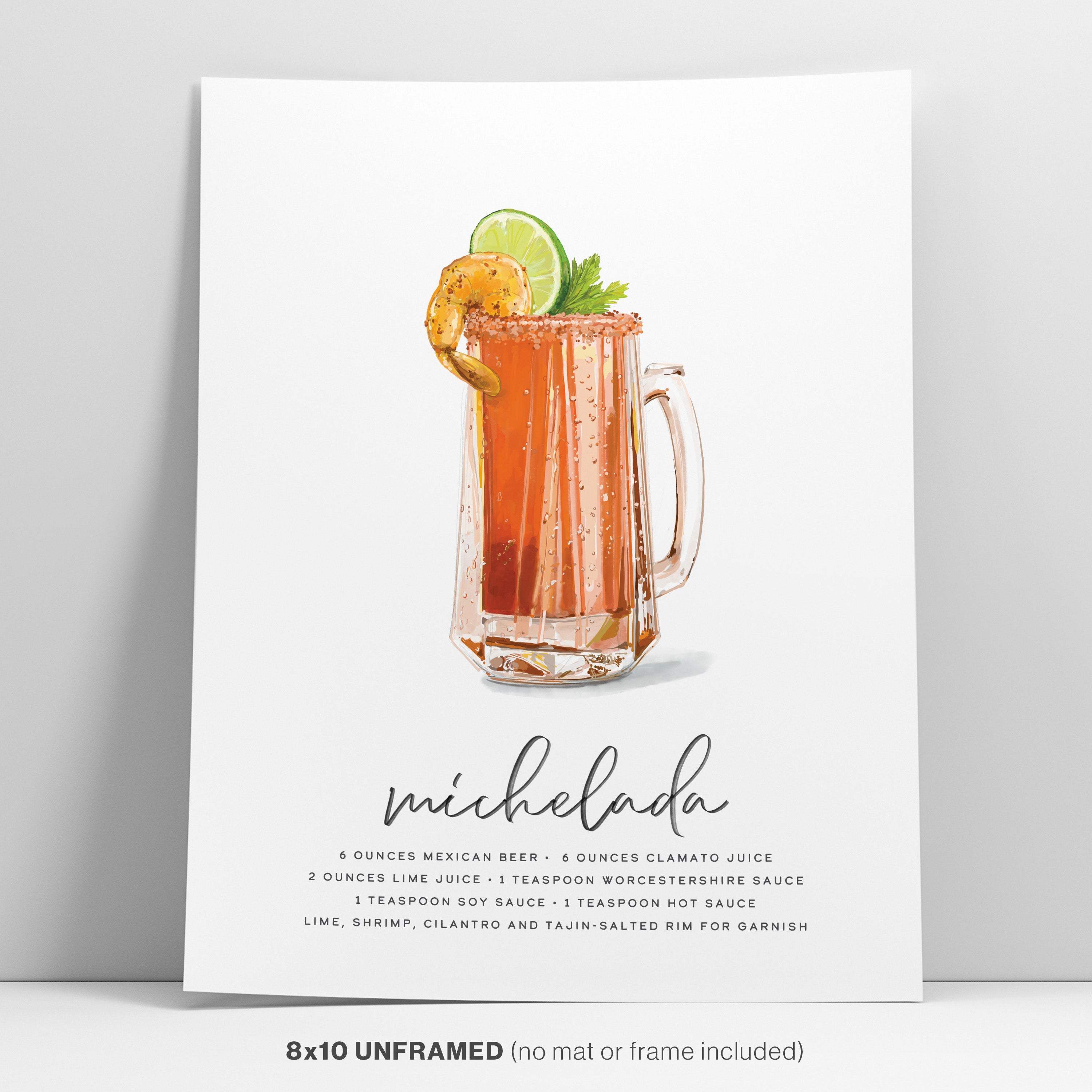 Michelada Cocktail Wall Art