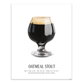 Oatmeal Stout Beer Poster