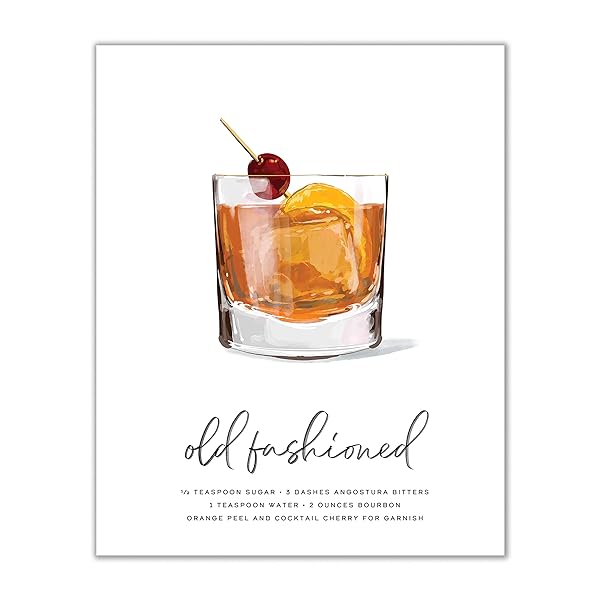 Old Fashioned Cocktail Wall Art