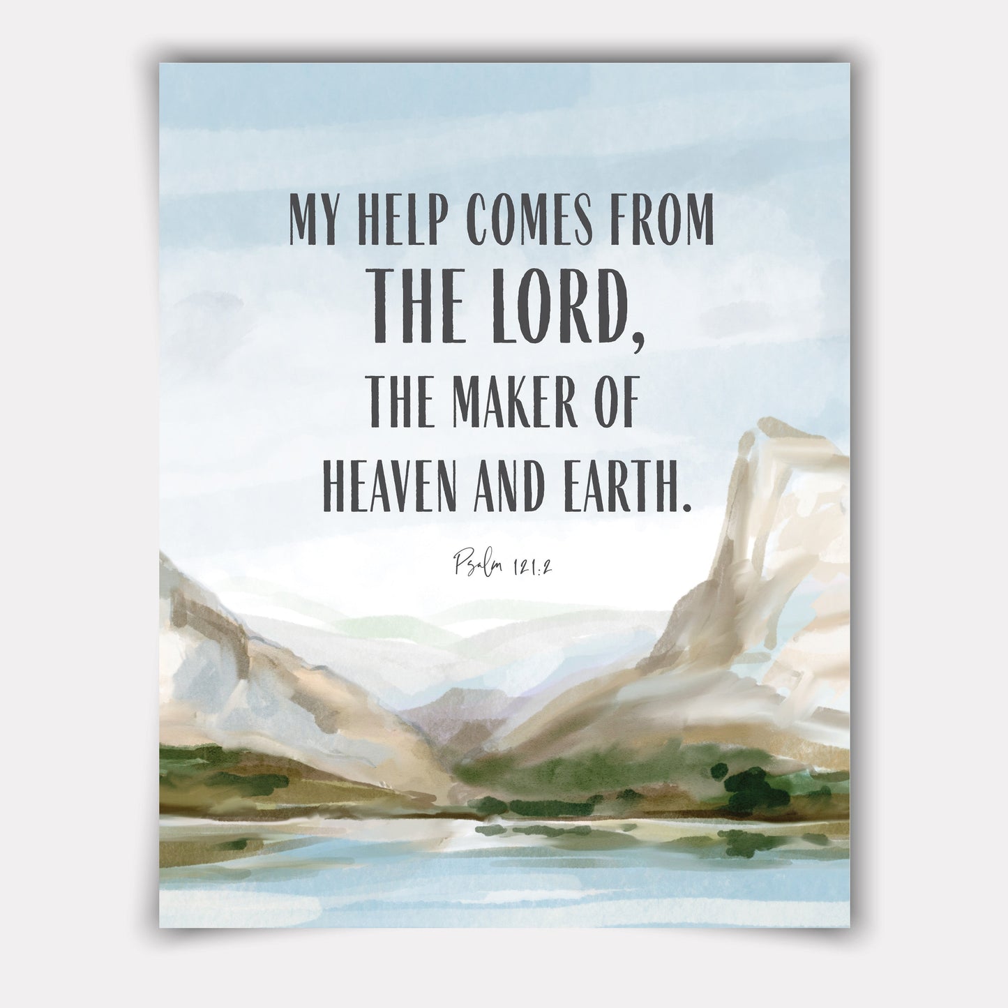 Detailed view of the third poster in the ‘I Can Do All Things Through Christ wall art set.