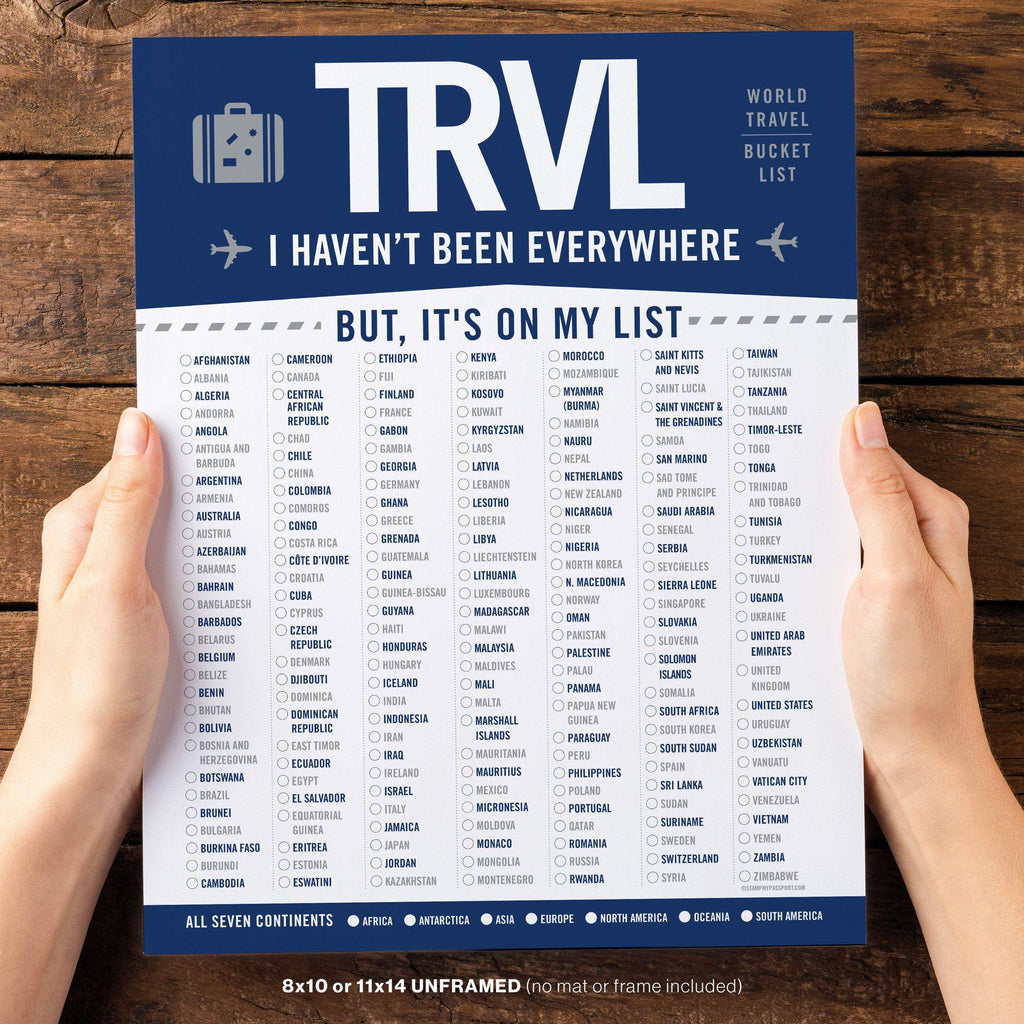 World Travel Bucket List