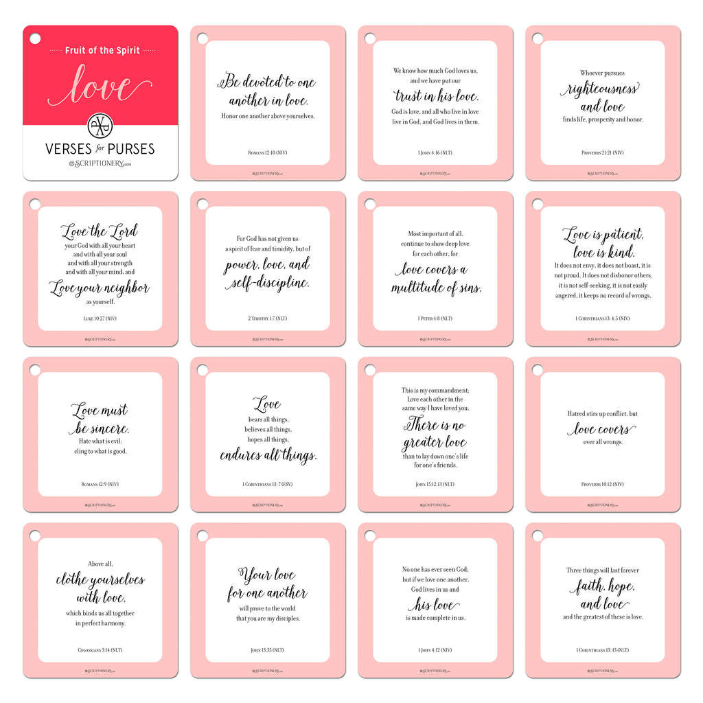 Verses for Purses - Scripture Cards for Love