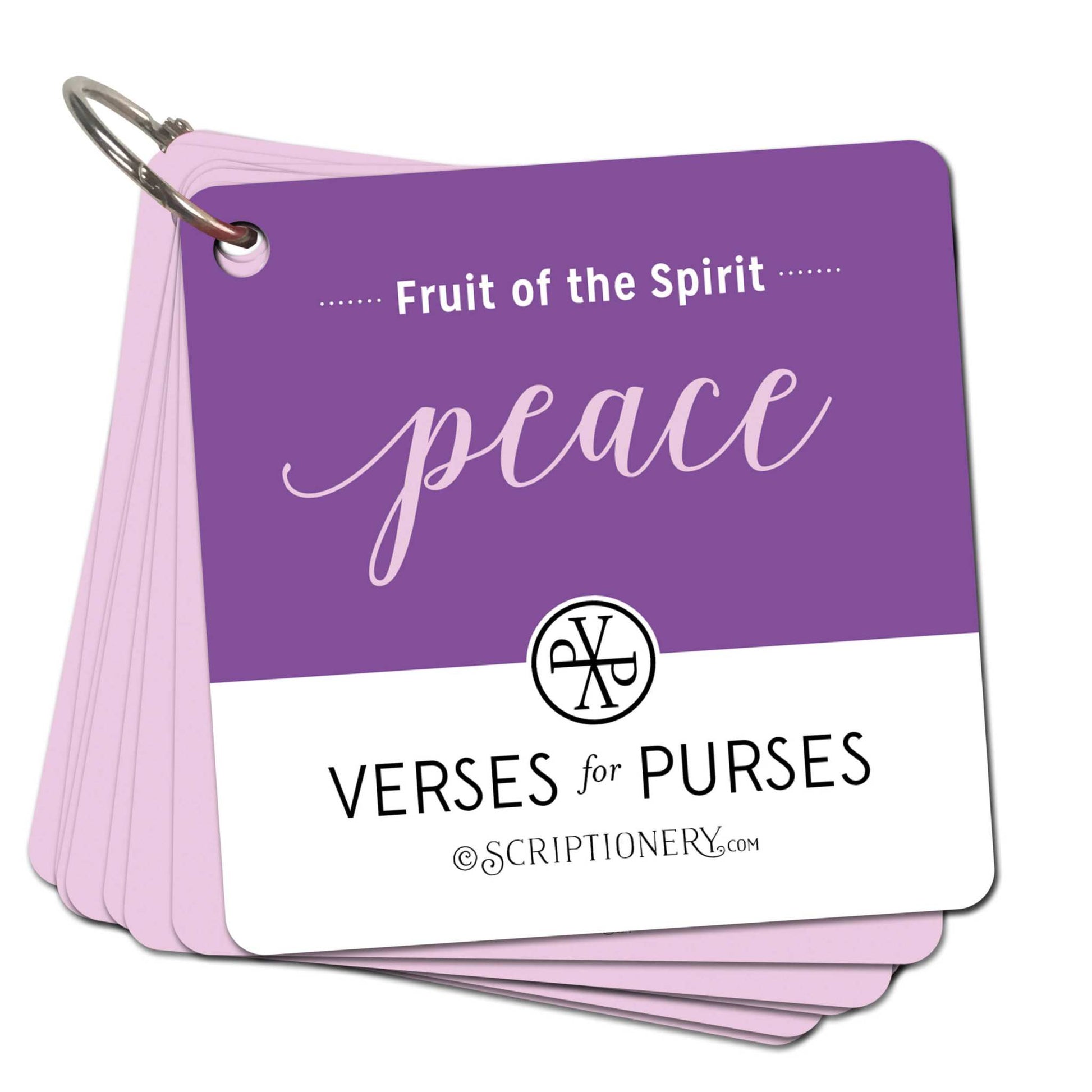 Fruit of the Spirit Bible Verse Cards - Peace Scripture Cards