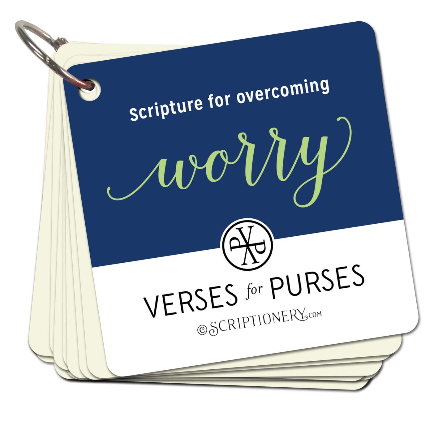 Fruit of the Spirit Bible Verse Cards - Worry Scripture cards