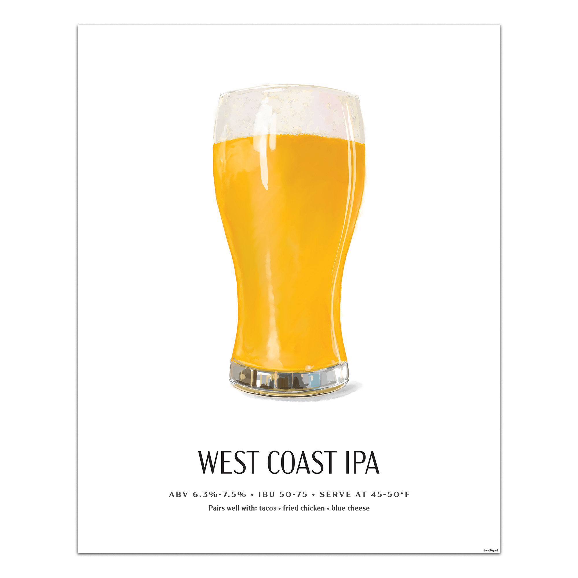 West coast spa Beer Poster