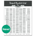 Travel Bucket List Poster | 201 Countries + 29 Islands