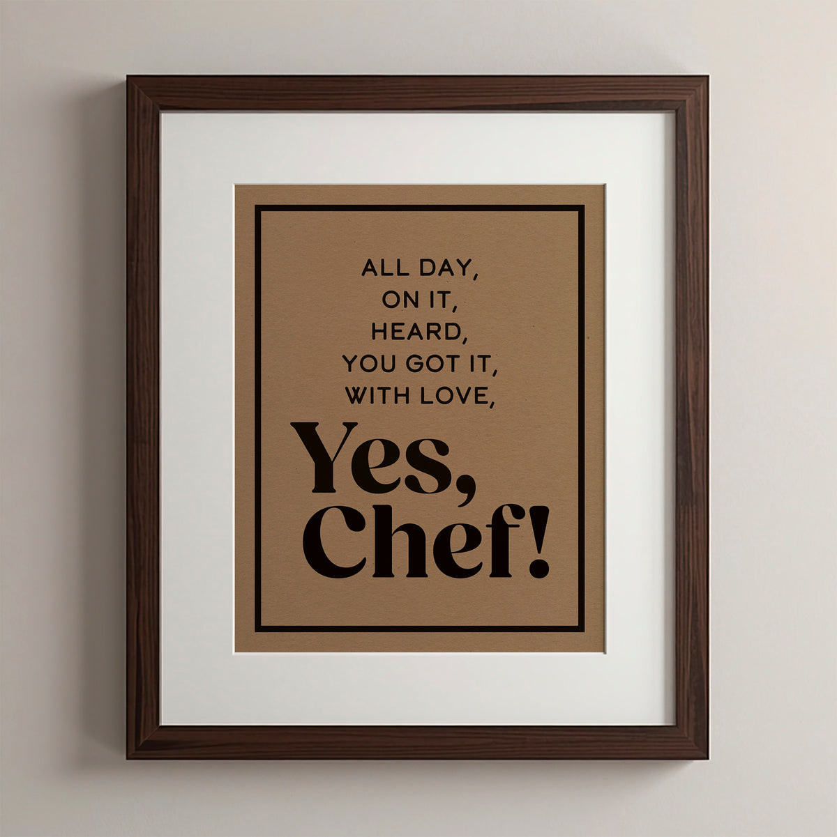 Yes Chef
