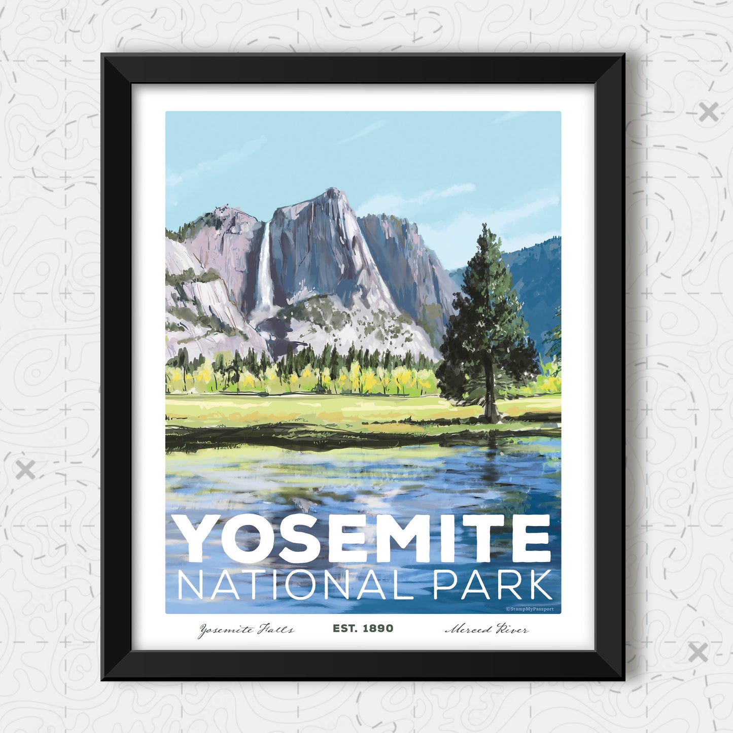 Yosemite National Park Poster