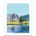 Yosemite National Park art print hand-signed by the artist