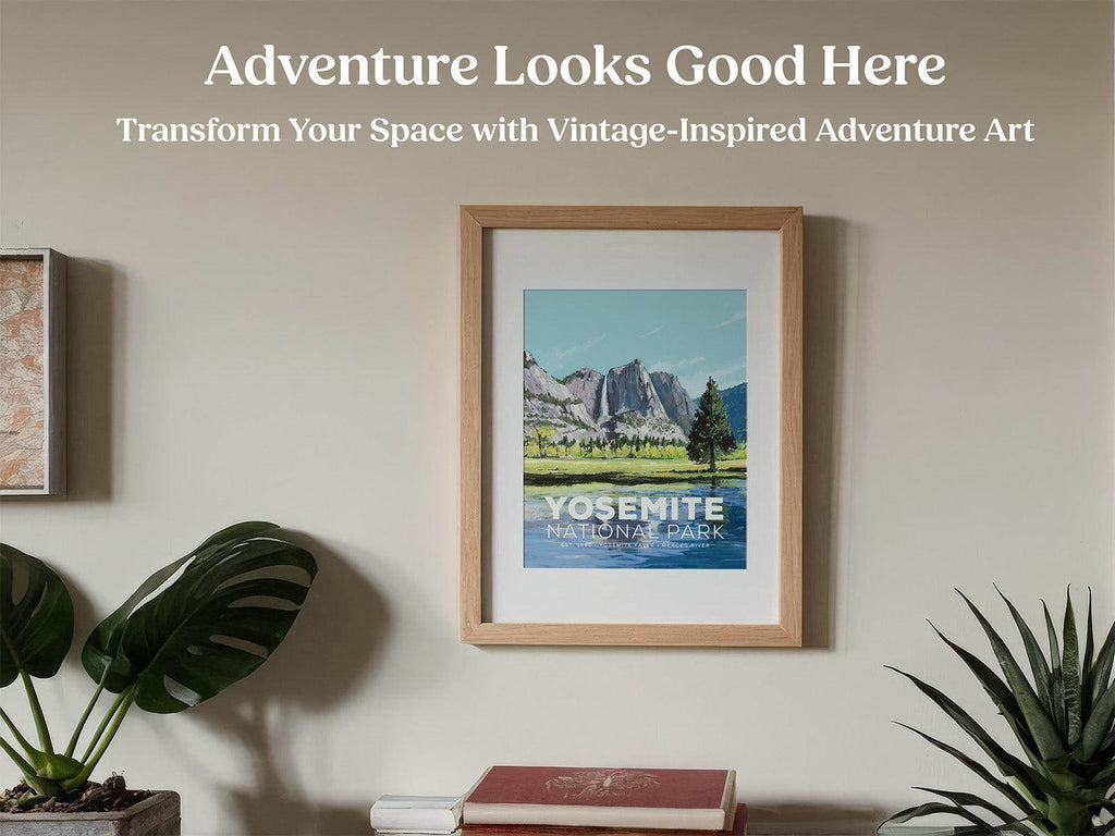 Yosemite travel wall decor
